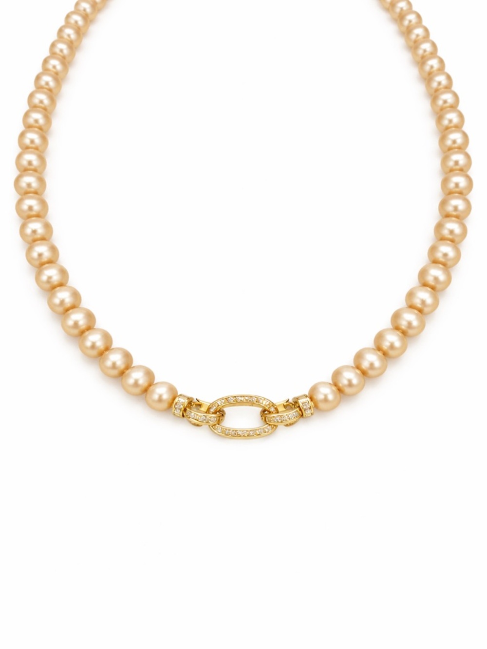 Golden Hour Pearl Necklace